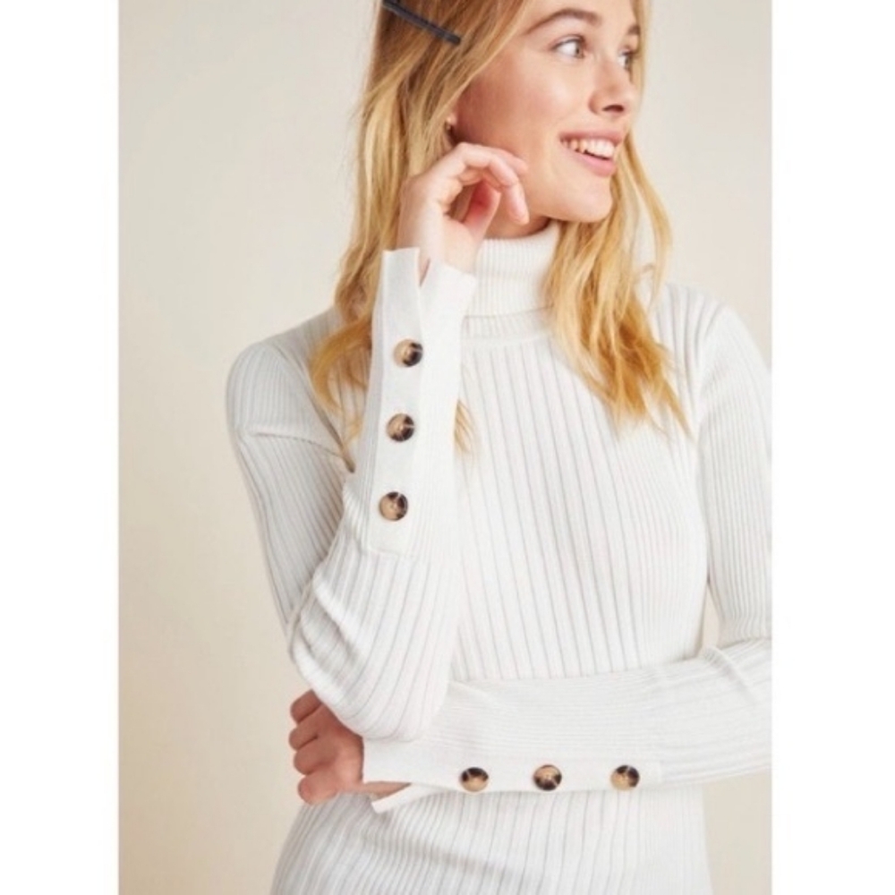 Anthropologie Moth Knit Top Lavender color